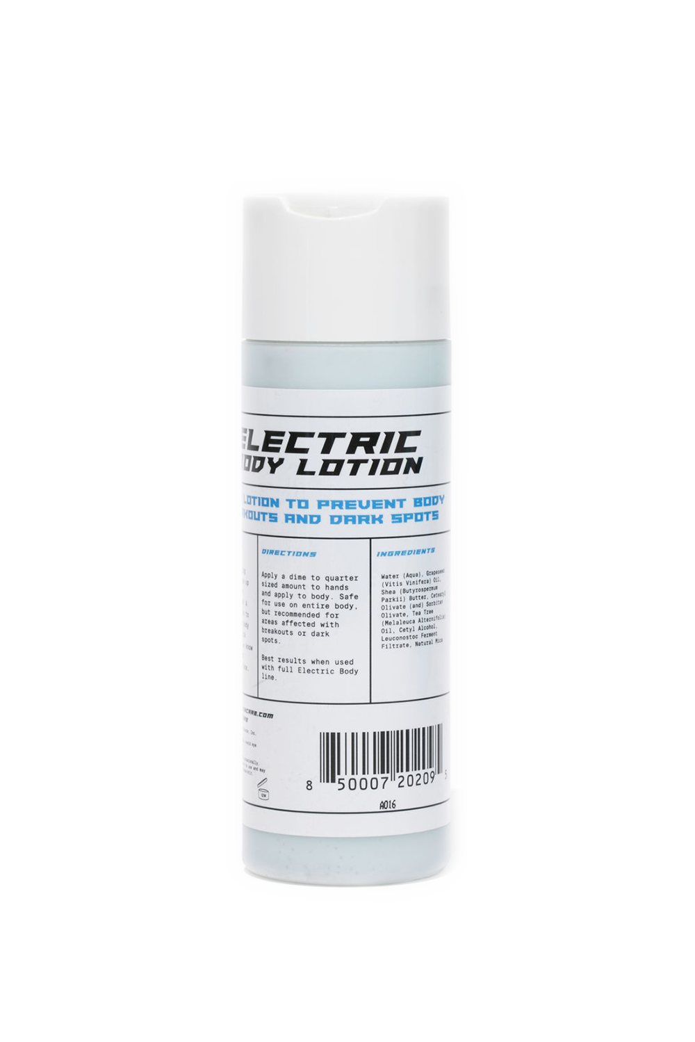 Body Acne Electric Body Lotion with Tea Tree & Grapeseed Oil Cream