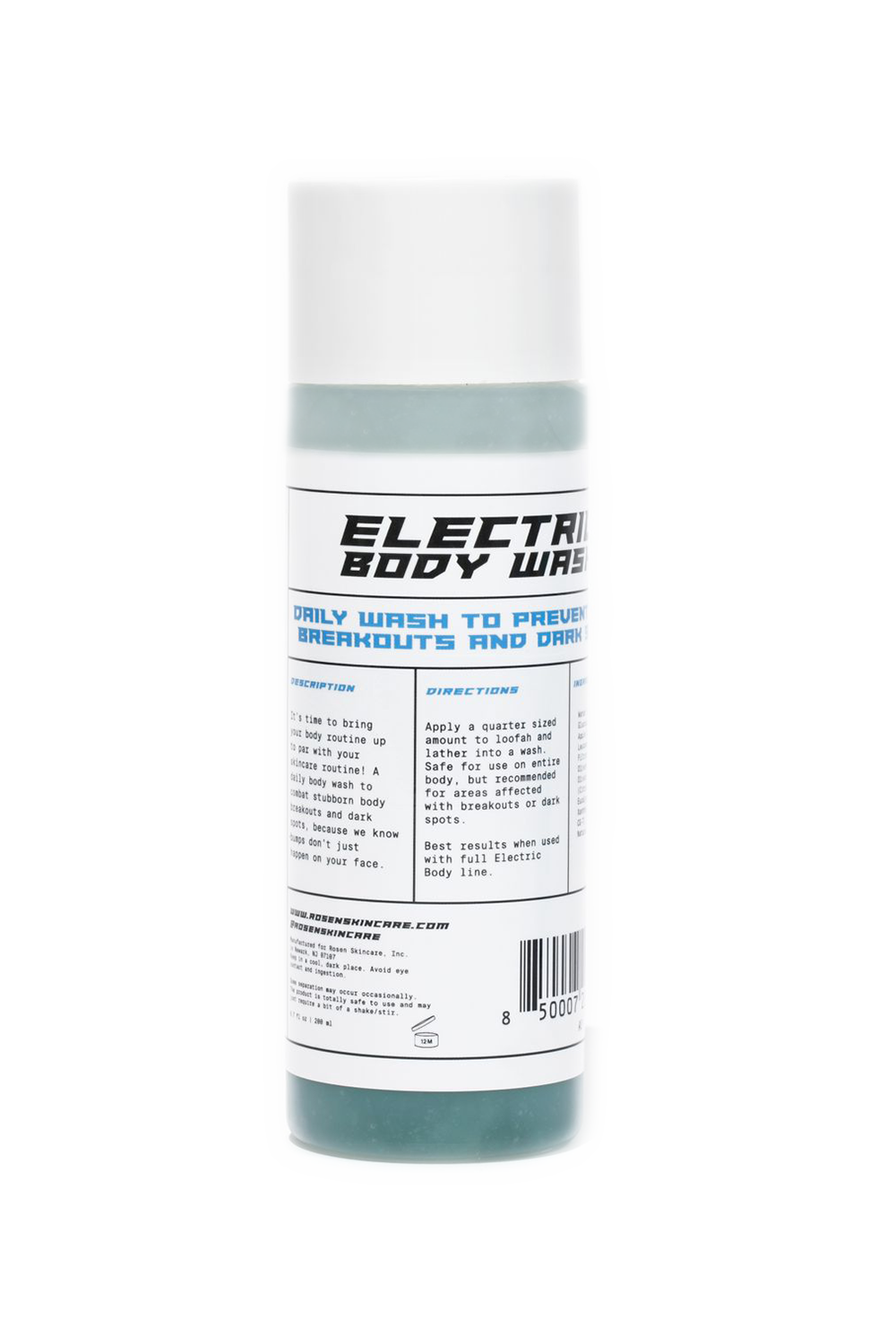 Body Acne Electric Body Wash with Lactic Acid & Apple Cider Vinegar